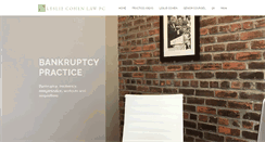 Desktop Screenshot of lesliecohenlaw.com